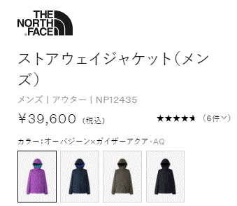 THE NORTH FACE ノースフェイス レインジャケット メンズ GORE