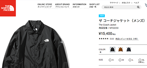 THE NORTH FACE コーチジャケット メンズ アウター ノース