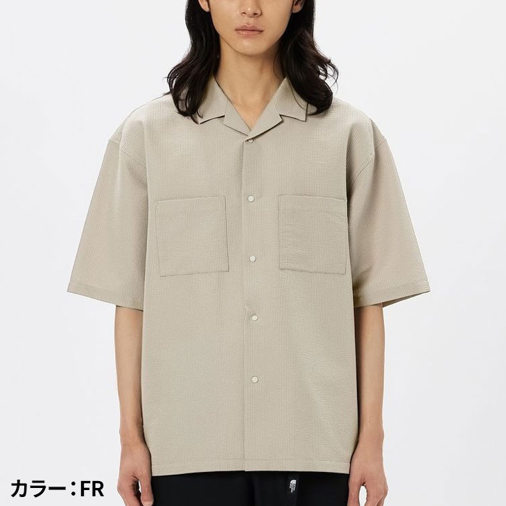 THE NORTH FACE ノースフェイス 半袖 開襟シャツ メンズ シア