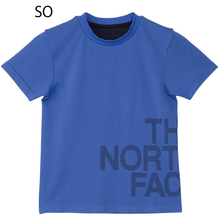 ノースフェイス キッズ 半袖 Tシャツ THE NORTH FACE 130-150cm 子供服 ビッグロゴ クルーネック UVカット  アウトドアウェア ウェア カジュアル /NTJ32471