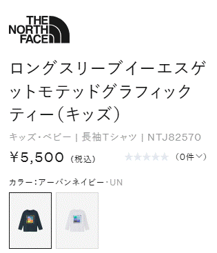 THE NORTH FACE（ザ ノースフェイス） 長袖 Tシャツ キッズ ジュニア