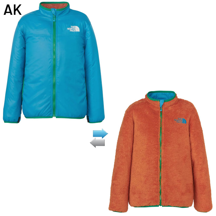 ザ・ノース・フェイス キッズ 中綿ジャケット 130cm 140cm 150cm 子供服 THE NORTH FACE リバーシブル  コージージャケット 防寒用 アウター フリース /NYJ82444