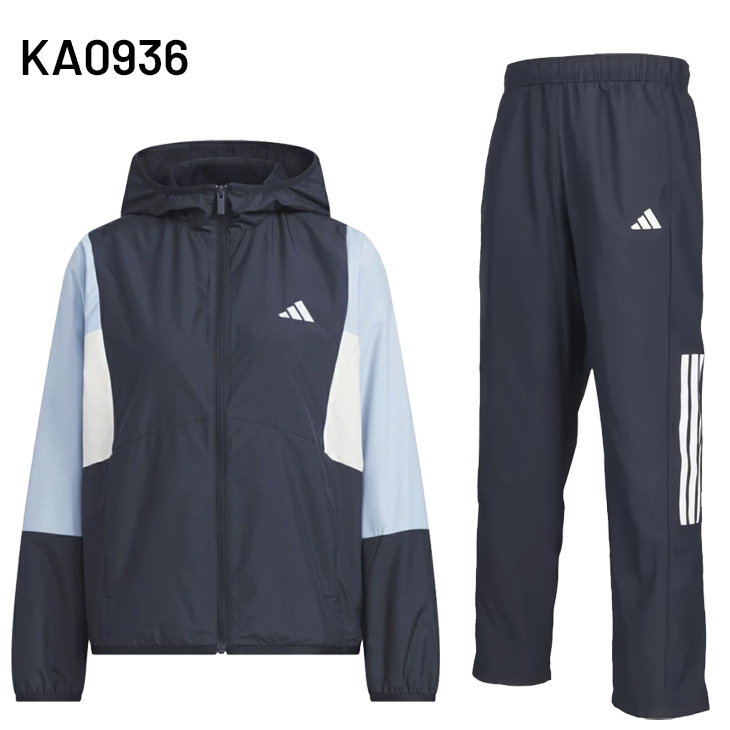 極美品アディダス3点セットアップМレディースウィンドブレーカーパンツベスト f6935-ca401_01.jpg