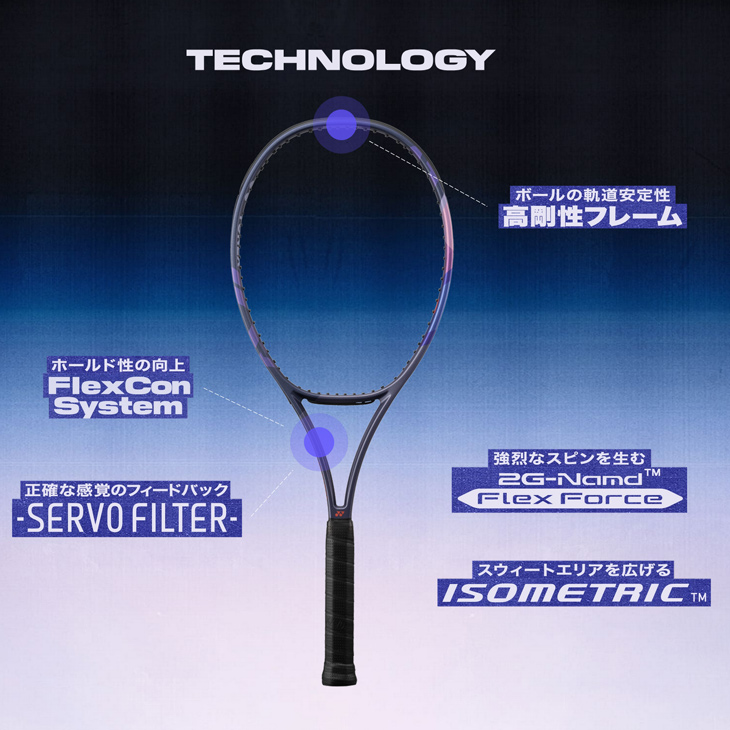 YONEX ヨネックス テニスラケット 硬式テニス パーセプト97 加工