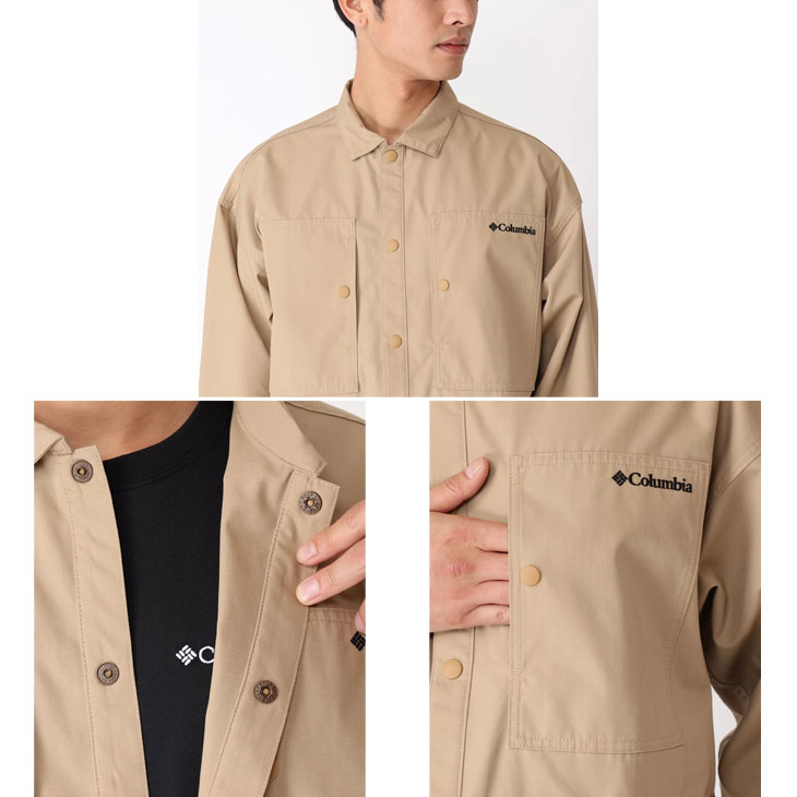 Columbia シャツジャケット 長袖 メンズ アウター コロンビア