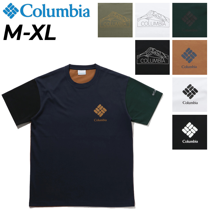 半袖 Tシャツ メンズ コロンビア Columbia アウトドア カジュアル ウェア UVカット プリントT 男性 トップス キャンプ トレッキング  タウンユース /PM0916 :PM0916:APWORLD 通販 