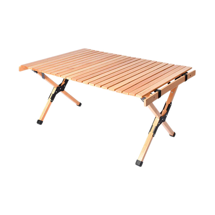 組み立て式テーブル ナチュラル PEACE PARK ピースパーク/収納袋つき