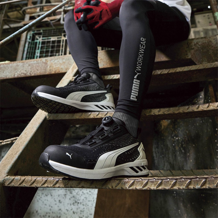 PUMA（プーマ） プーマワーク 作業服 ロングタイツ 前開き メンズ PUMA