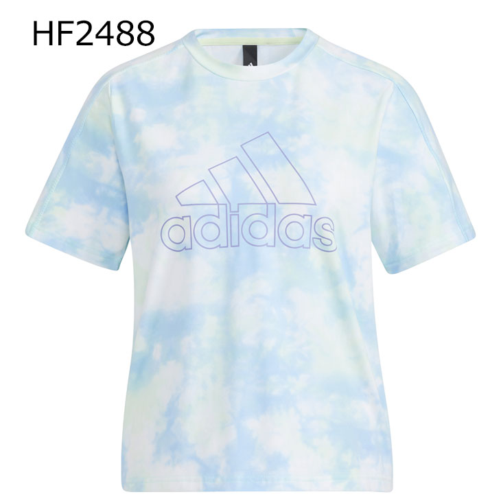 adidas（アディダス） Tシャツ 半袖 タイダイ柄 レディース adidas W