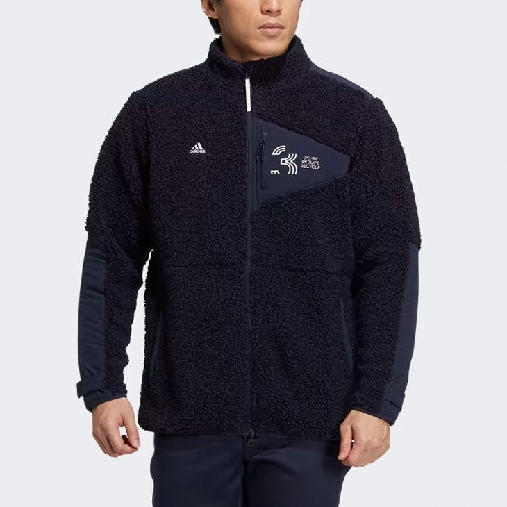 adidas（アディダス） ボアジャケット 裏起毛 メンズ ゴルフジャケット