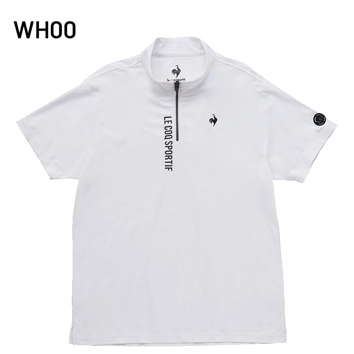le coq sportif ルコック ハーフジップ 半袖シャツ メンズ