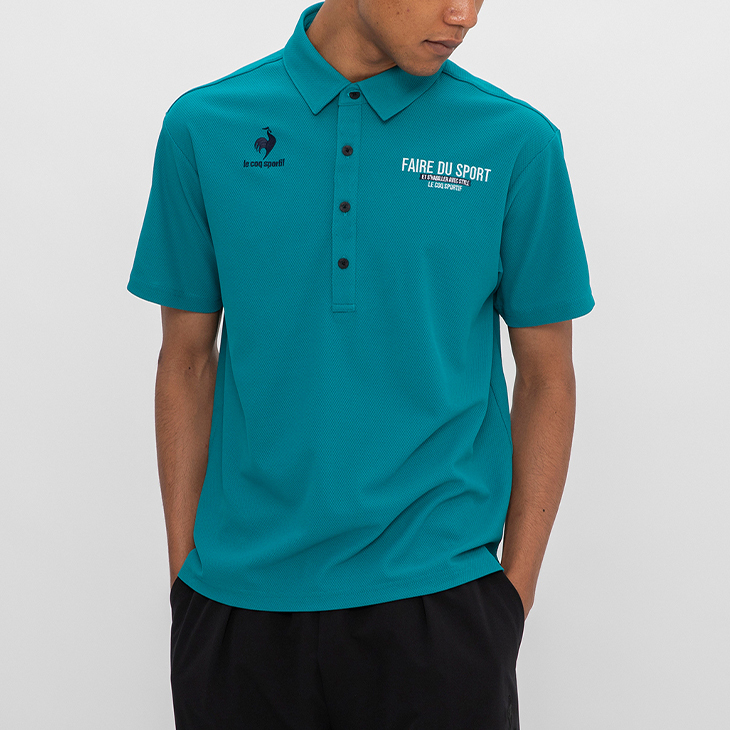 le coq sportif（ルコックスポルティフ） ポロシャツ 半袖 放熱 メンズ