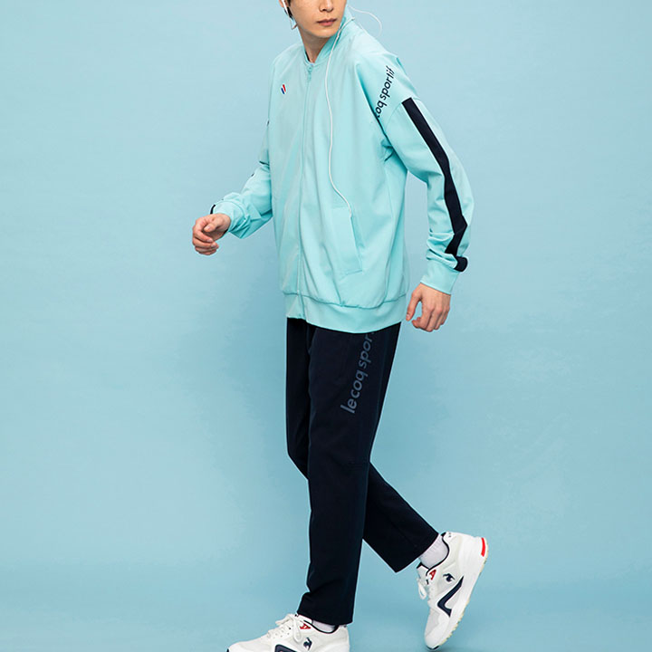 ジャージ 9分丈 パンツ メンズ/ルコック lecoq sportif 薄手