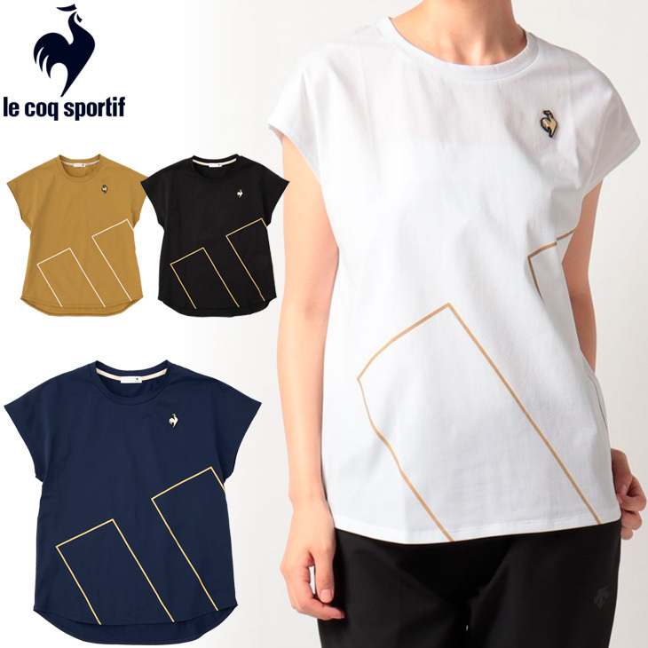 LE COQ SPORTIF セットアップ : 半袖Tシャツ & バルーンスカート qmwsja06_01.jpg