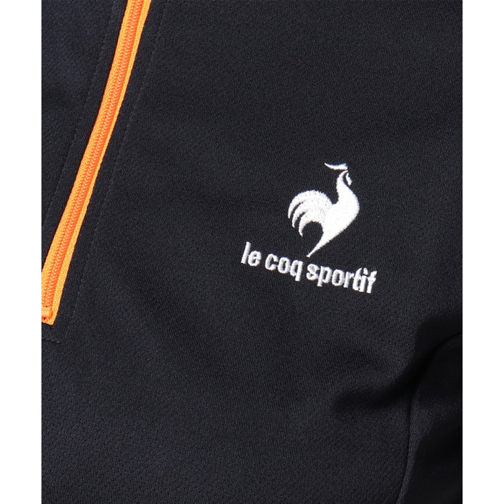 le coq sportif ルコック ハーフジップ 半袖シャツ レディース