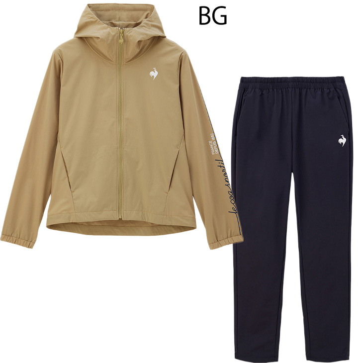 le coq sportif ルコック ジャージ レディース 上下 クロス 薄手