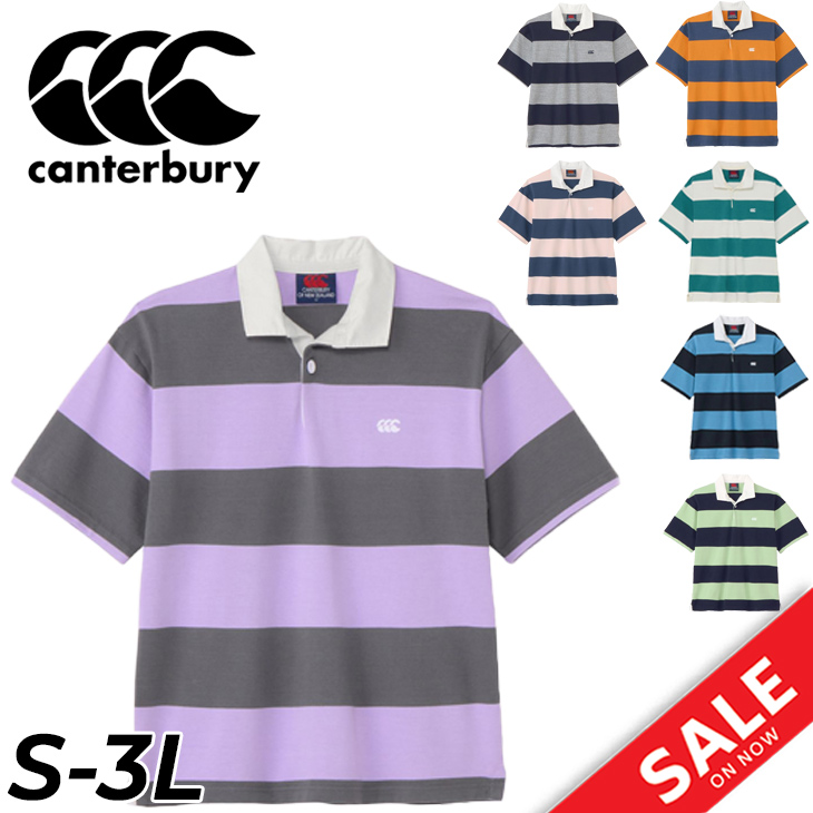 カンタベリー（Canterbury） ラガーシャツ 半袖 メンズ レディース