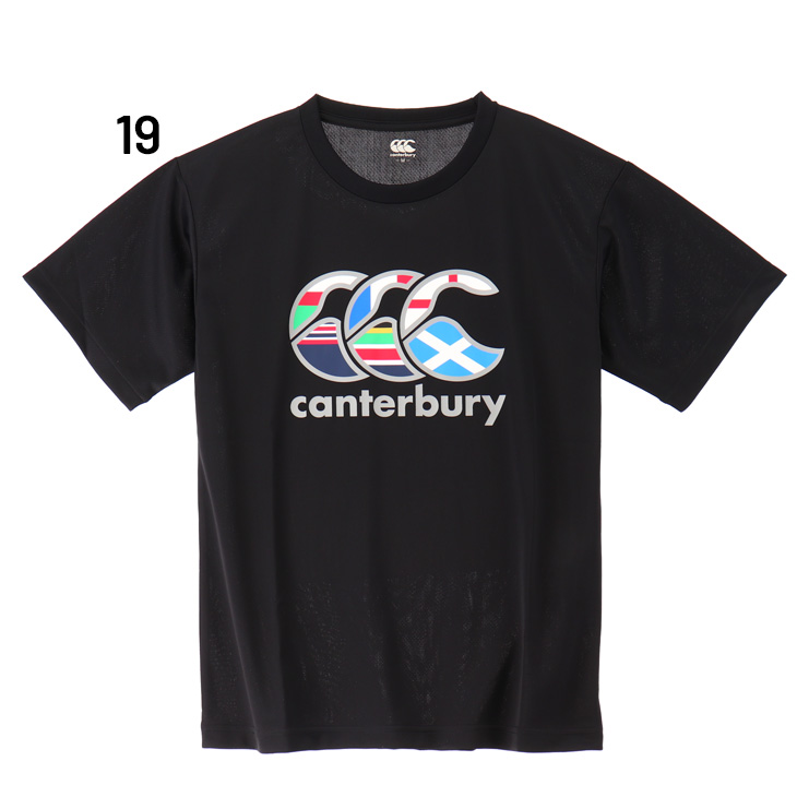半袖 Tシャツ メンズ カンタベリー canterbury 限定モデル CCCロゴ プリントT 吸汗速乾 ラグビー トレーニング スポーツウェア 男性  カジュアル /RA33132