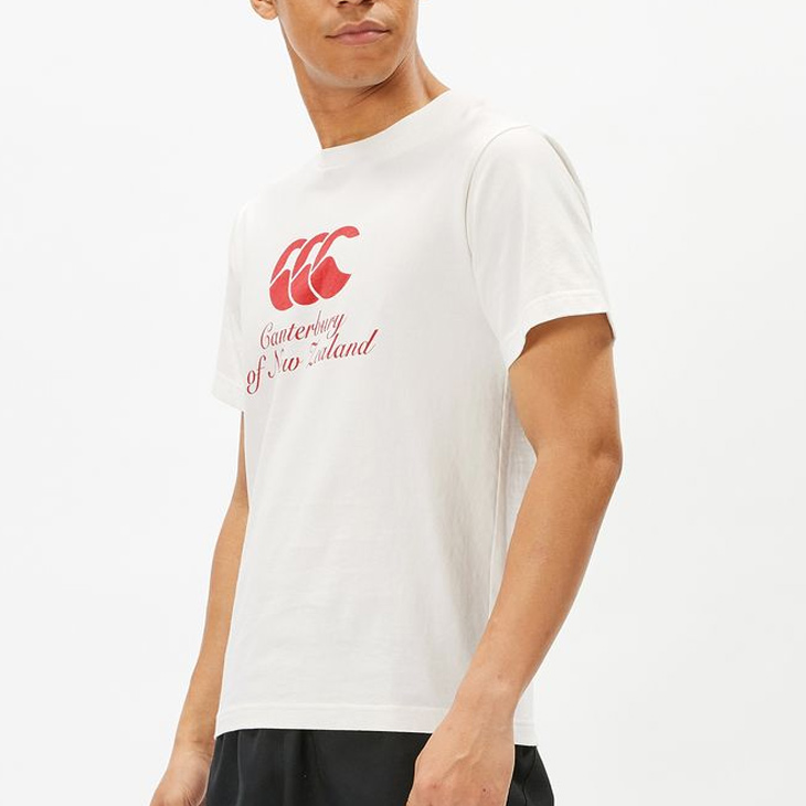 カンタベリー 半袖 Tシャツ メンズ canterbury プリントT クルー