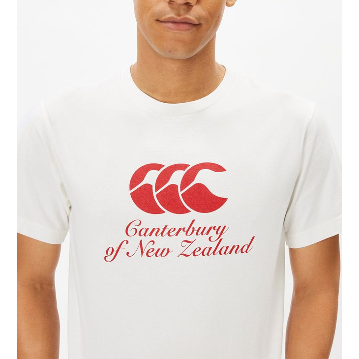 Canterbury★半袖 クルーネック ロゴ スポーツウェア Tシャツ カンタベリー 半袖 Tシャツ メンズ canterbury プリントT クルー