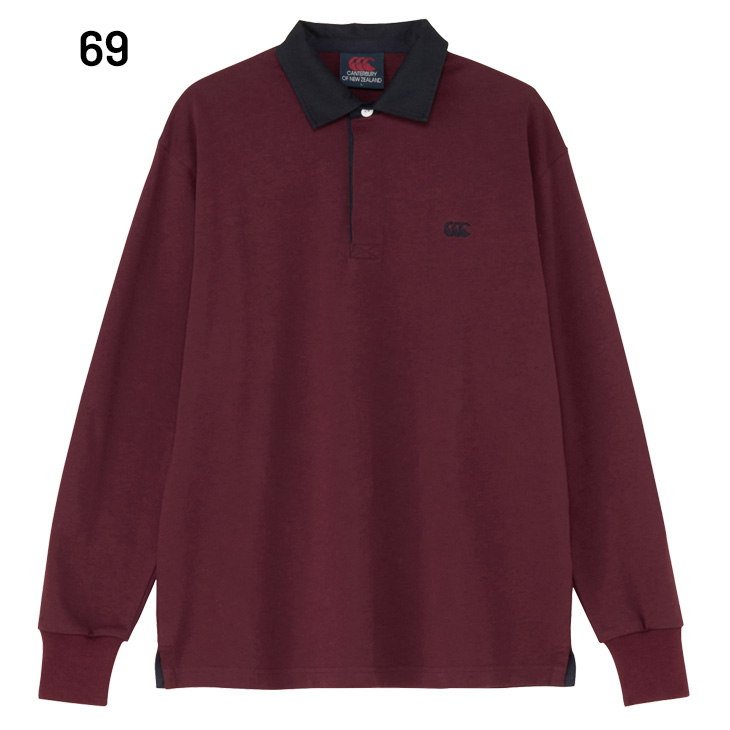 カンタベリー ラガーシャツ 長袖 メンズ レディース canterbury L/S