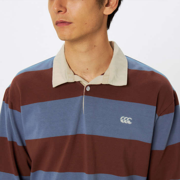 カンタベリー ラガーシャツ 長袖 メンズ レディース canterbury L/S 4