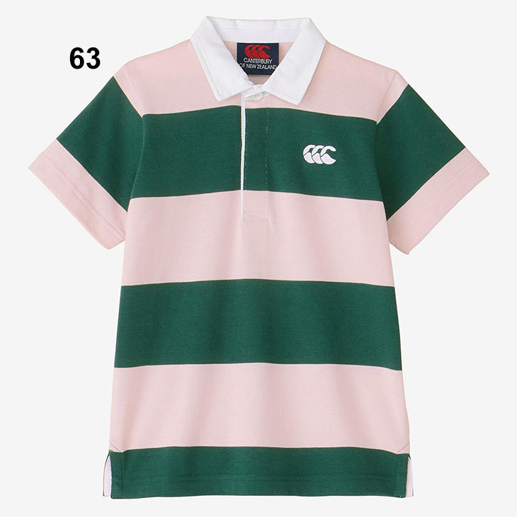 カンタベリー キッズ ラガーシャツ 長袖 子ども用 canterbury