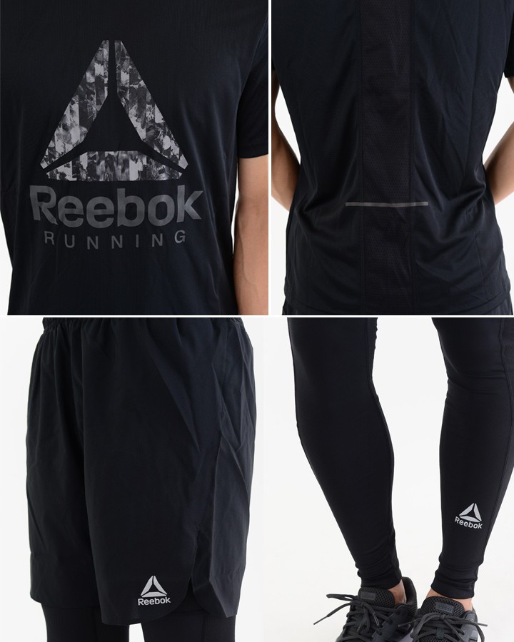ランニングウェア 3点セット メンズ リーボック Reebok 半袖Tシャツ パンツ タイツ D92935 CY4683 D92941/男性用  マラソン ジョギング/Reebok-Eset :Reebok-Eset:WORLD WIDE MARKET - 通販 - Yahoo!ショッピング