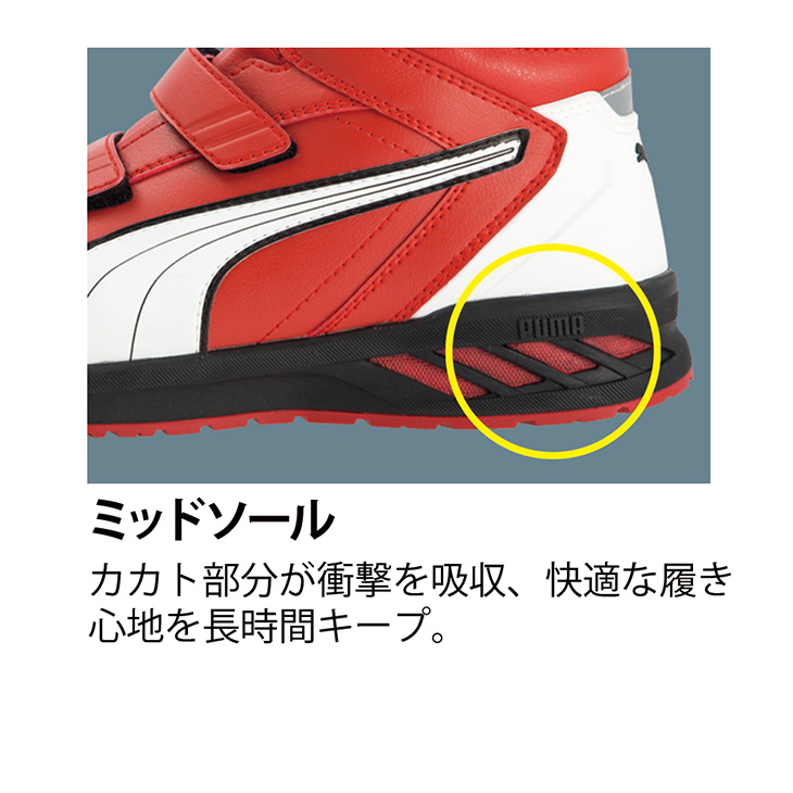 PUMA（プーマ） メンズ ワークシューズ 作業靴 PUMA SAFETY ライダー