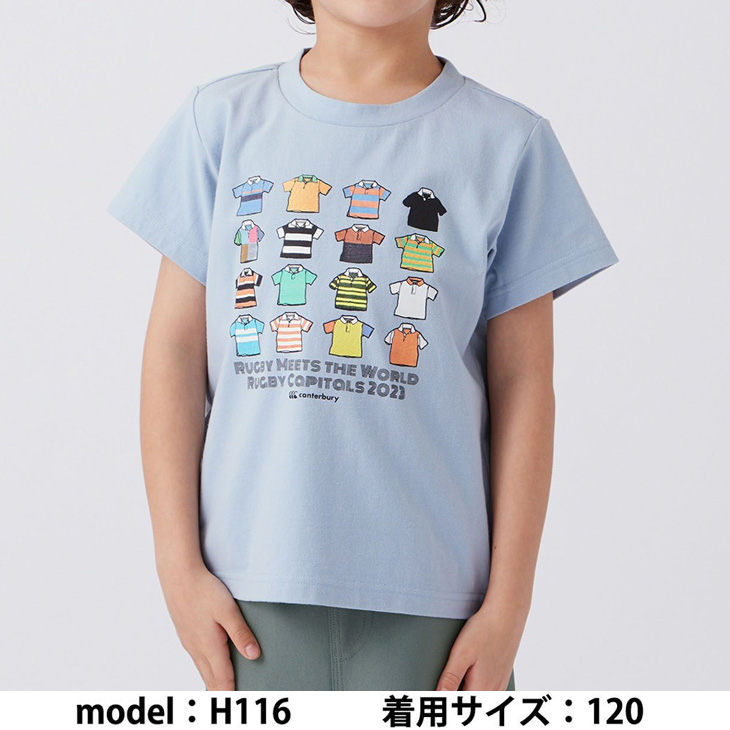 カンタベリー 半袖 Tシャツ キッズ 150-160cm 子供服 canterbury ジュニア スポーツ カジュアル ウェア ラグビー 子ども  プリントT /RJ33420J : rj33420j : APWORLD - 通販 - Yahoo!ショッピング