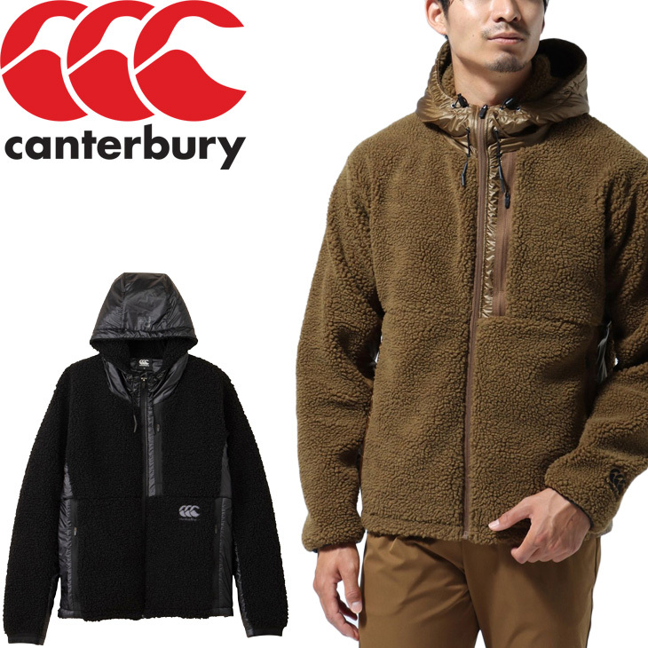 ボアフリース ジャケット メンズ アウター canterbury カンタベリー