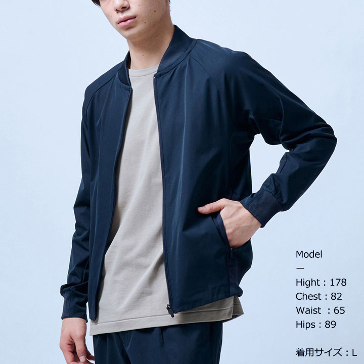 ブルゾン メンズ アウター ストレッチ カンタベリー canterbury