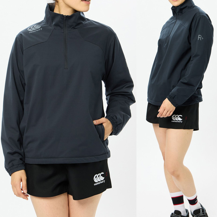カンタベリー 長袖プルオーバー 4L 5L メンズ ユニセックス 大きいサイズ canterbury アールプラス デュアルウォームハーフジップ 裏起毛 R+ RUGBY+ ラグビー スポーツウェア ビッグサイズ はっ水 秋冬 服 ブランド アパレル/RP74577B カンタベリー（Canterbury） 長袖プルオーバー 4L 5L メンズ ユニ