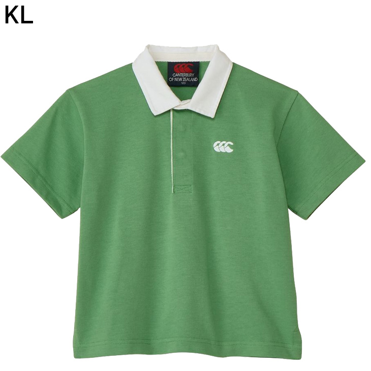 キッズ カンタベリー 半袖 ラガーシャツ 100cm 120cm 140cm 子供服