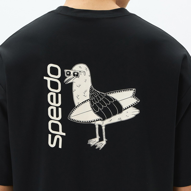 スピード 半袖 Tシャツ メンズ 水陸両用 Speedo モルガ ラッシュティー