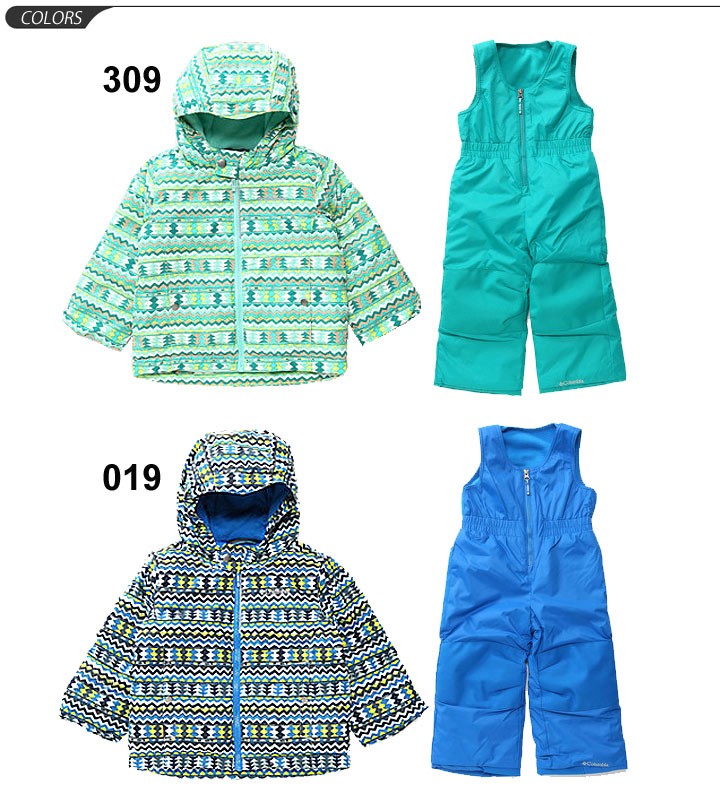 Columbia スノーウェア3T(100cm)ジャケットとオーバーオール Columbia キッズ スノーウェア ジャケット カバーオール 男の子
