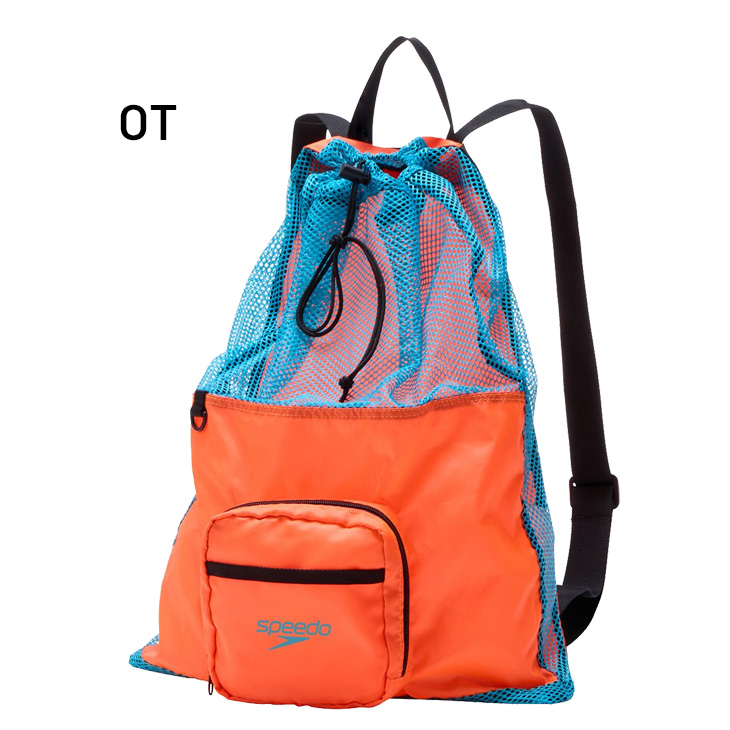 speedo（スピード） ポケッタブル メッシュバッグ コンパクト サブ