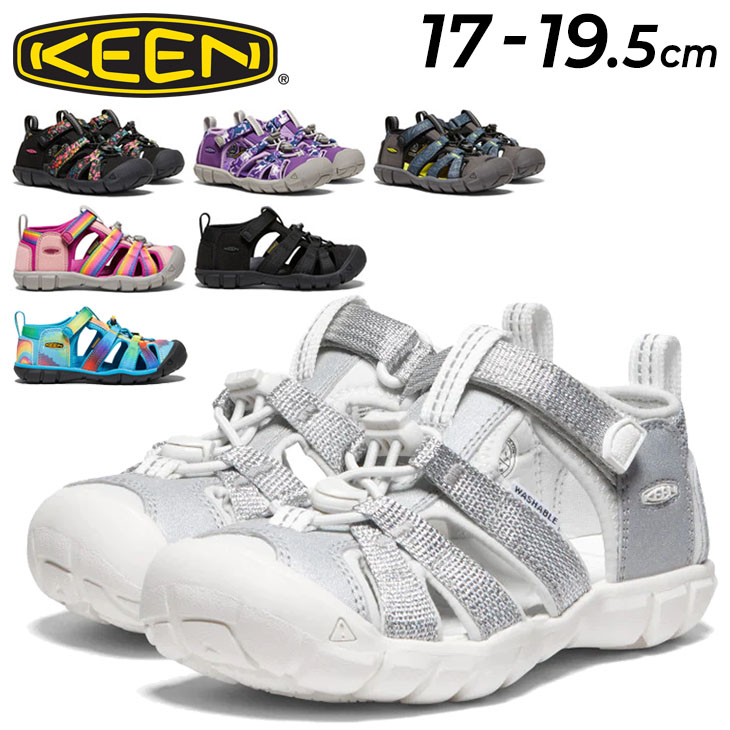 キーン キッズ サンダル 17-19.5cm 子供靴 KEEN SEACAMP 2 CNX 水陸