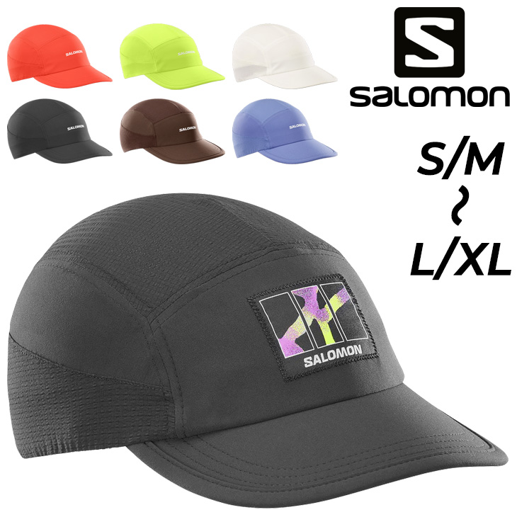 ランニング4点上下サイズ違いS/Mキャップ/ポーチ付 SALOMON（サロモン） ランニングキャップ 帽子 メンズ レディース