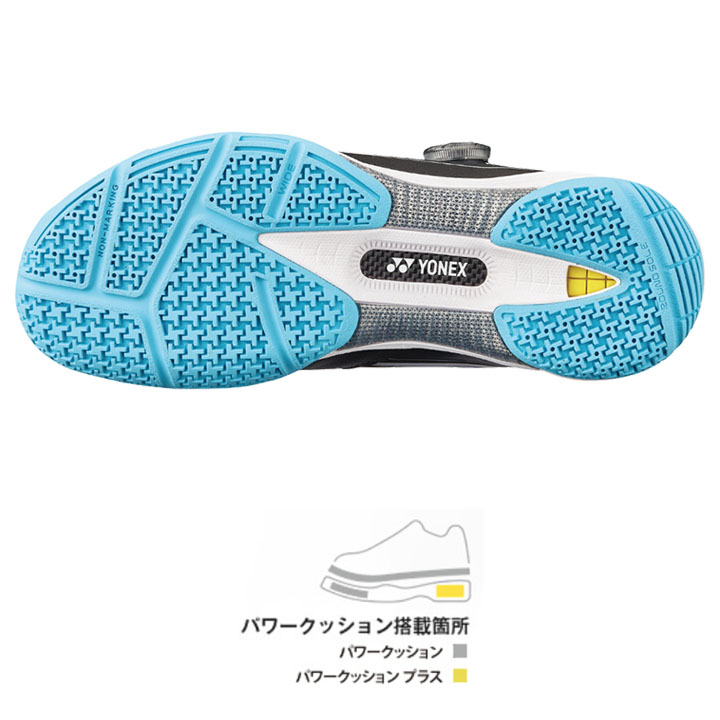 ヨネックス バドミントンシューズ メンズ 4Eワイド設計 YONEX パワー