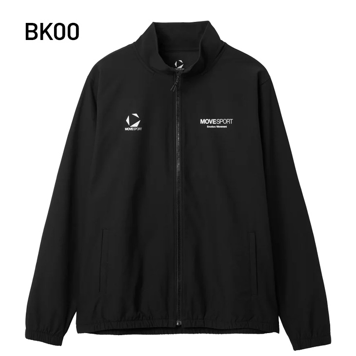 DESCENTE フルジップ ブラックランニングジャケット　Sサイズ st5fjk21m_05.jpg