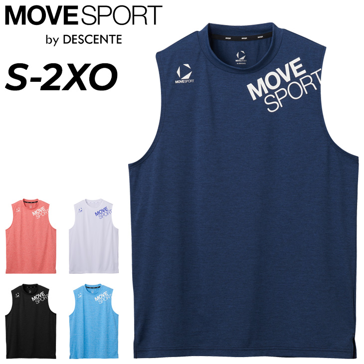 DESCENTE デサント ノースリーブ Tシャツ メンズ MOVESPORT