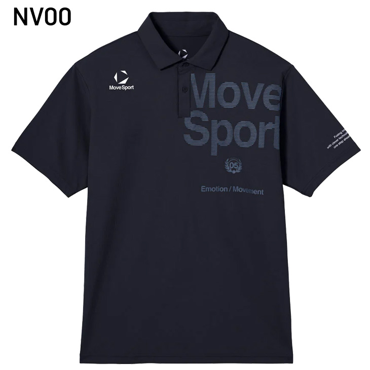 DESCENTE MOVE SPORT ポロシャツ GR00 Mサイズ 【新品】 DESCENTE（デサント） ムーブスポーツ 半袖 ポロシャツ メンズ