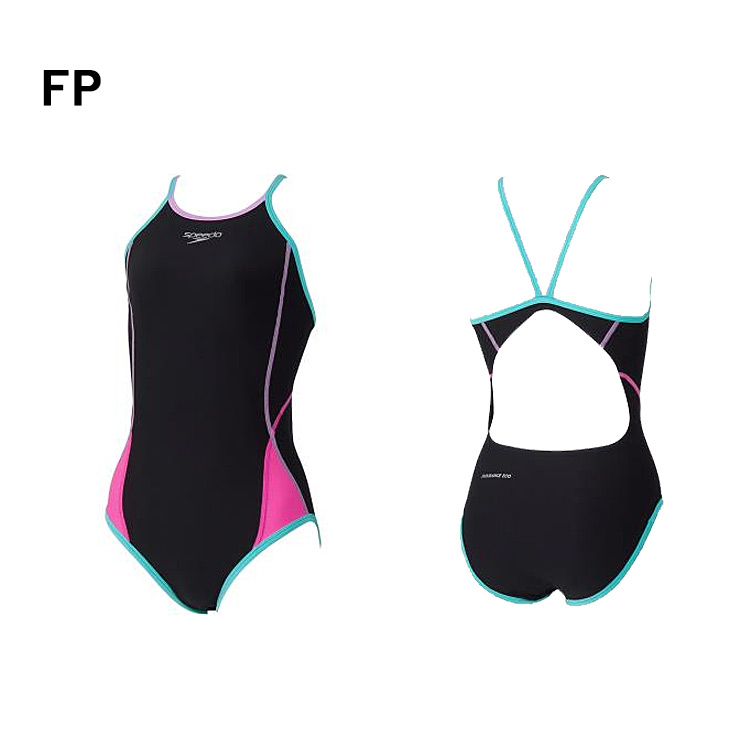 speedo（スピード） ジュニア 女の子 水泳 練習用水着 プッシュアップ