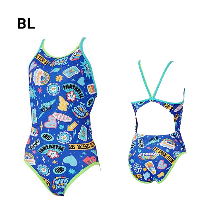speedo（スピード） ジュニア 水泳 女の子 練習用水着 ワンピース水着