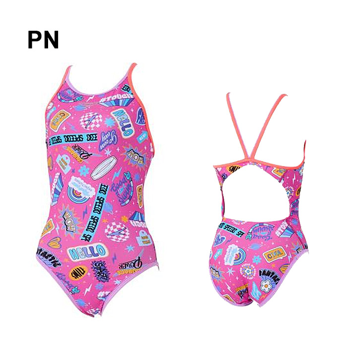 speedo（スピード） ジュニア 水泳 女の子 練習用水着 ワンピース水着