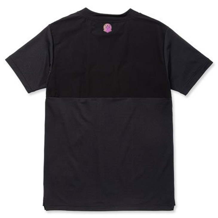 SY32 黒のラウンドネックシャツ le coq sportif ゴルフウェア メンズ 半袖シャツ モックネック