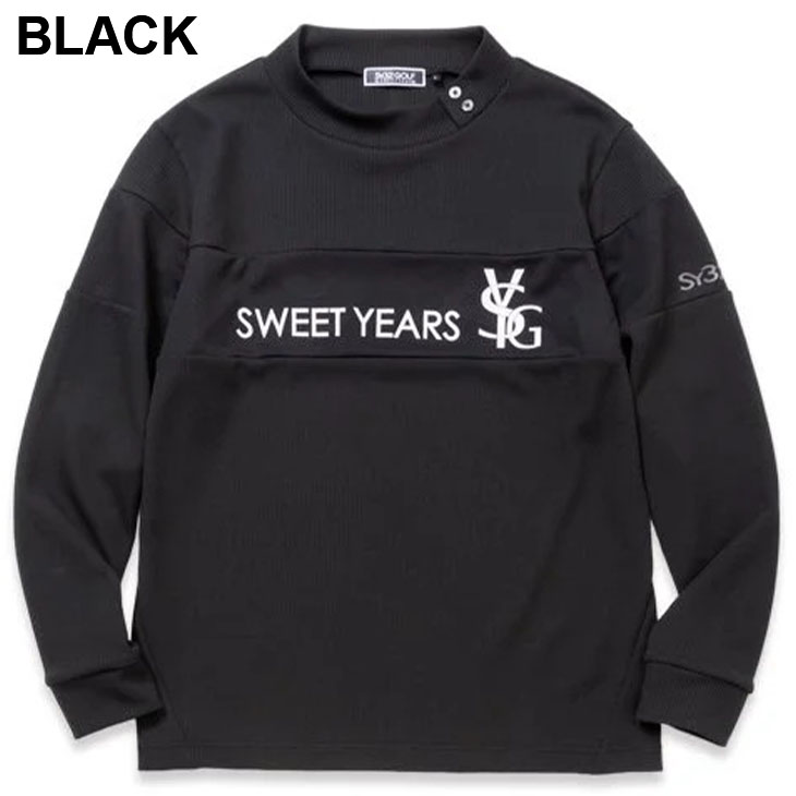SY32 BY SWEET YEARS ゴルフ 長袖シャツ SY32 by SWEET YEARS スウィートイヤーズ 長袖 スウェットシャツ
