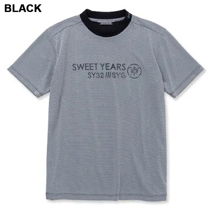 SY32 BY SWEET YEARS ベロアハイネックシャツ