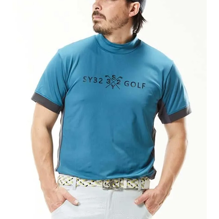 美品】SY32 BY SWEET YEARS GOLF 2024年モデル テカテカ モック